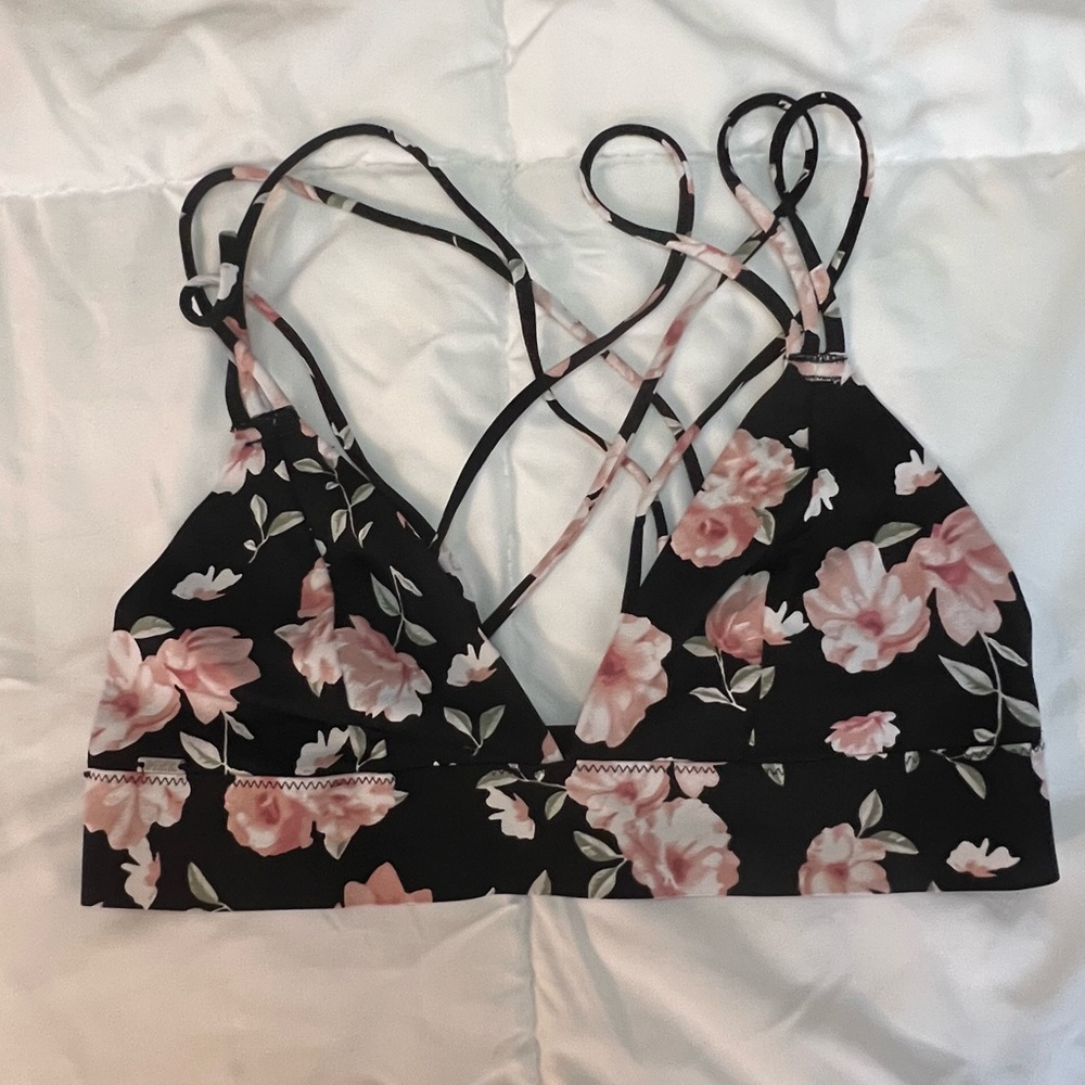 Victoria’s Secret PINK Triangle Bralette-Floral Size Small